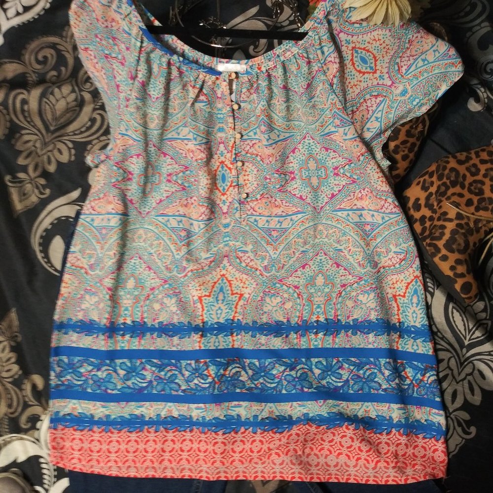 783 Size Large Misia Peasant Top